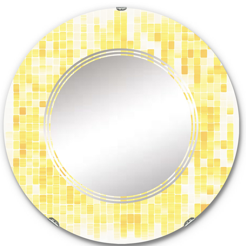 Avarna - Miroir mural moderne rond, 24 po x 24 po