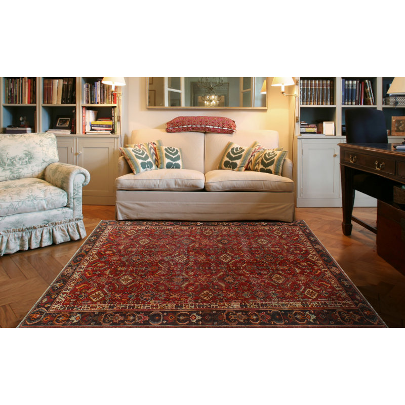 Keiarra One-of-a-Kind 4'11" x 7'11" 1980s Runner Wool Area Rug in