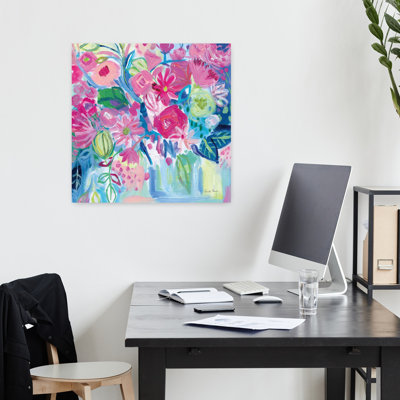 Art contemporain avec rafales printanières I