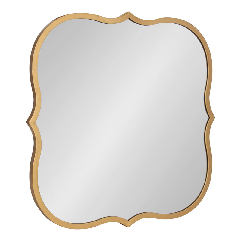 Emzley Metal Mirror, Gold, 20.37" x 20"