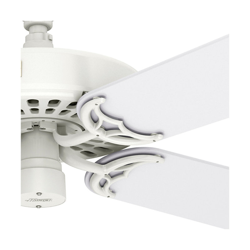 Hunter Original® 132cm Ceiling Fan, White, White