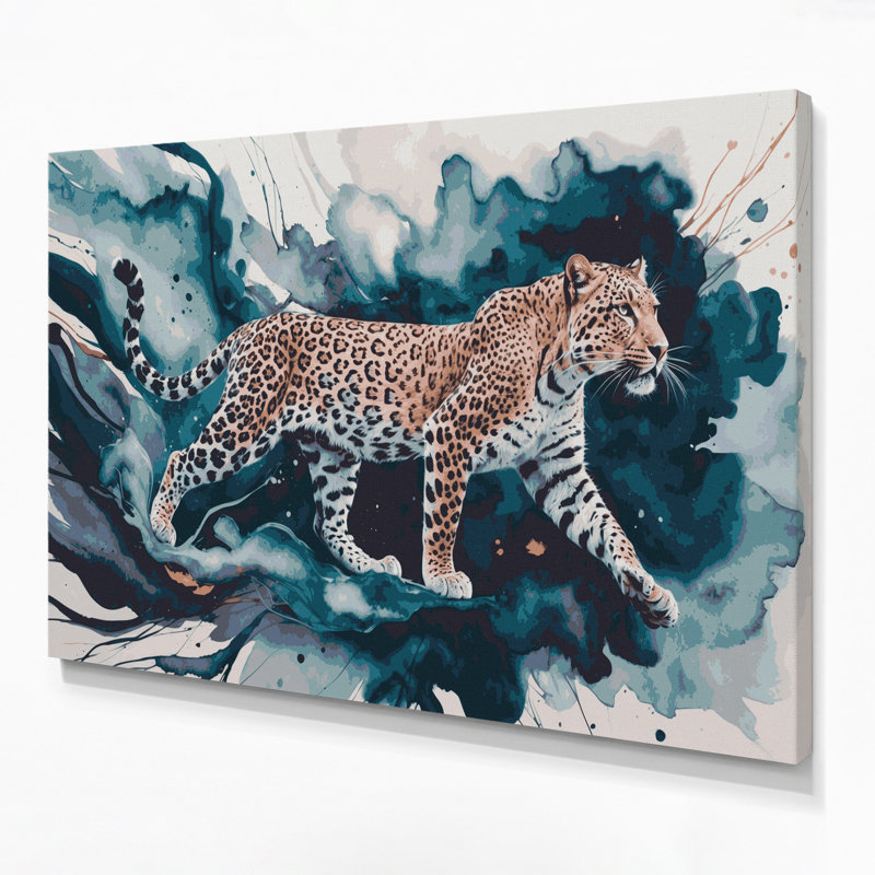 Art mural sur toile Big Cats, H 20 po x l 30 po