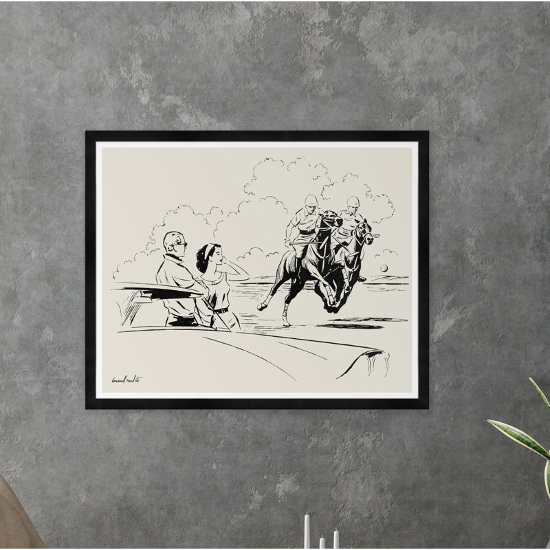 Horserace Couple Print