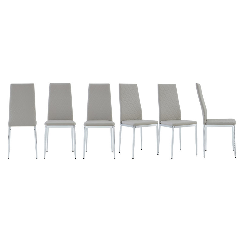Nonango Upholstered Side Chair, Gray