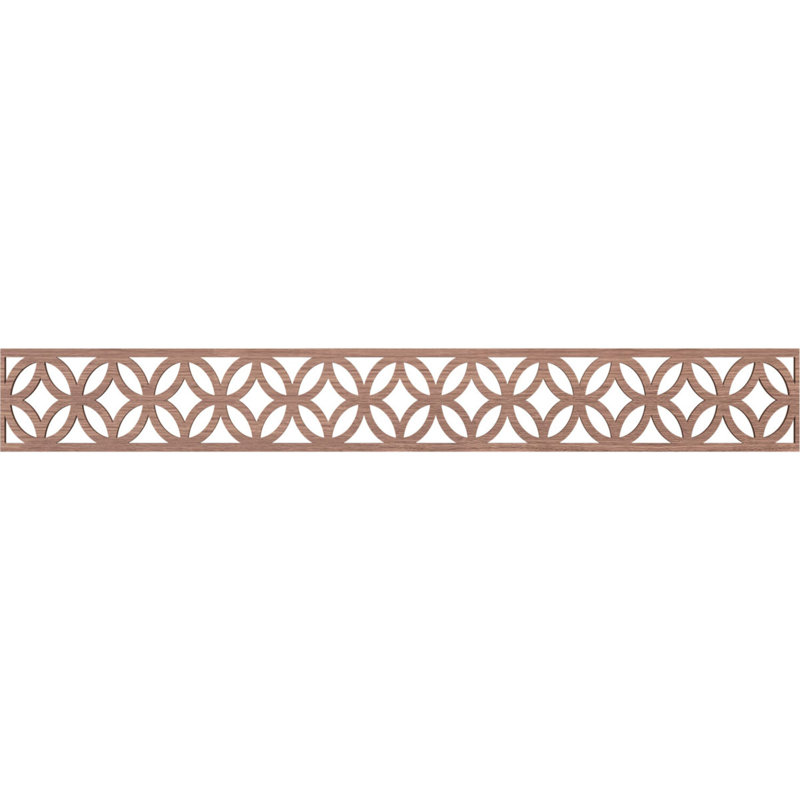 Moulure Crosby, H 6 po x l 46,5 po x P 0,25 po, Noyer