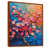 Toile avec cadre flottant brun