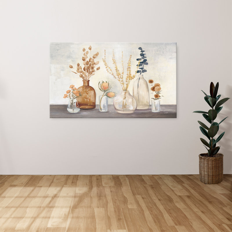 "Autumn Greenhouse I Amber" par Julia Purinton, reproduction sur toile, H 18 po x l 30 po
