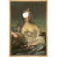 «Paint Stroke Face French Woman»-98579463-98579461