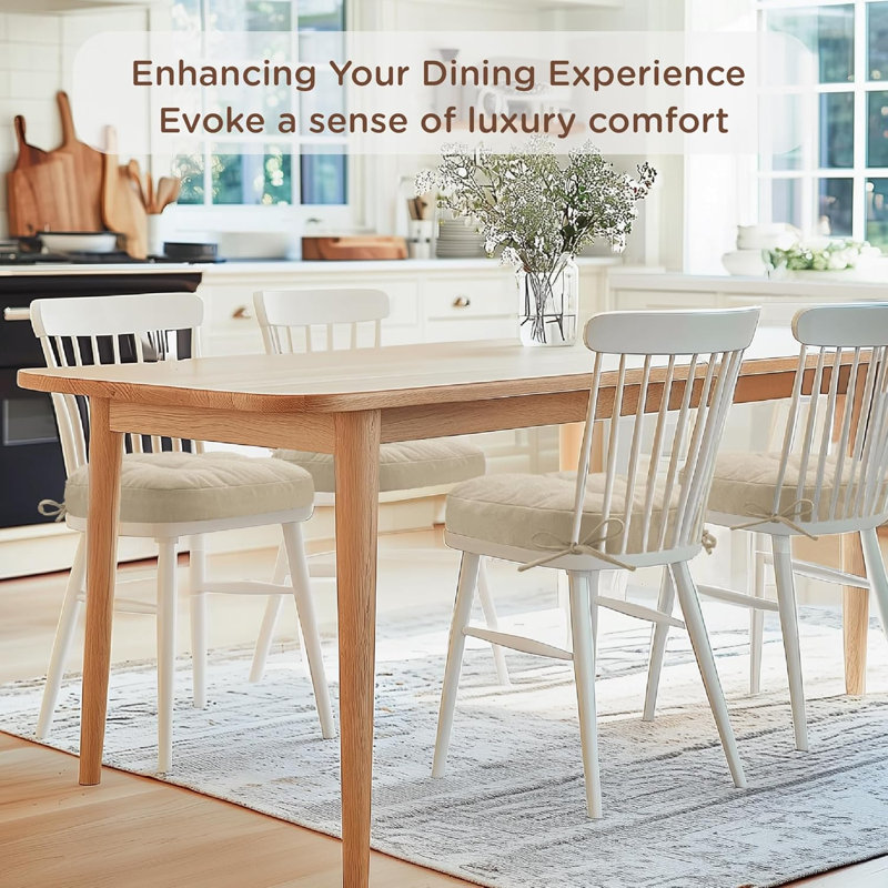 6 Pack Dining Chair Cushions, Thick Chairs Pads for Indoor Kitchen Room