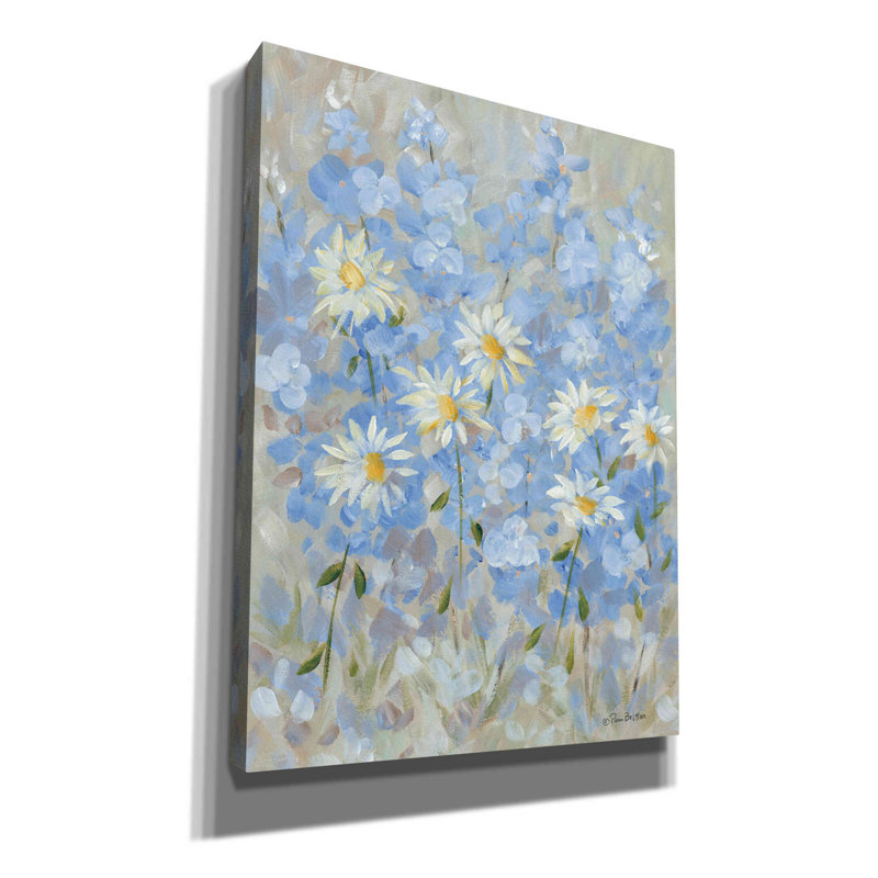 «Garden of Joy» par Pam Britton, art mural sur toile, H 54 po x l 40 po x P 1,5 po