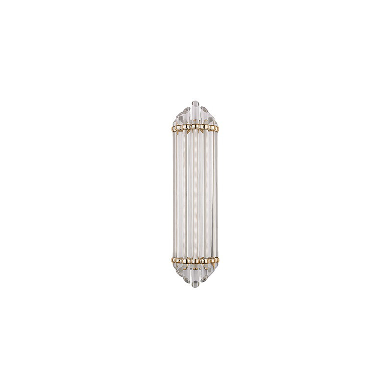Albion 14-Light LED Bath Bar, Aged Brass