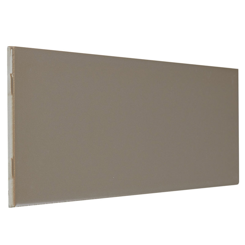 Berkeley 4" x 12" Ceramic Subway Tile, Matte Elemental Tan