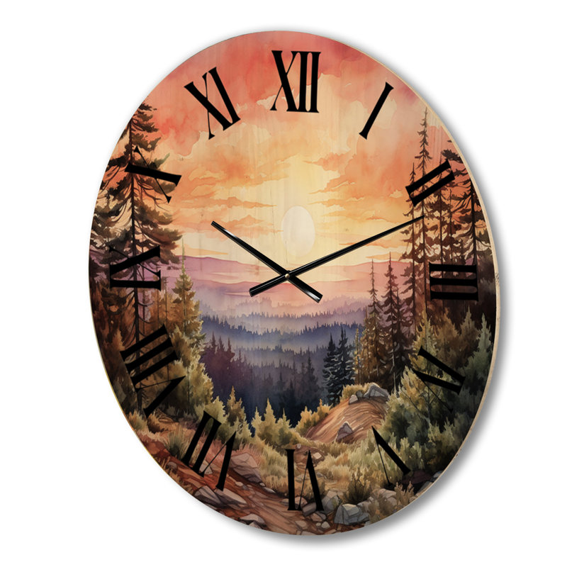 Horloge murale pin, Moyenne
