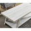 Table basse chic et blanche avec tablette de rangement et tables de bout modernes et assorties-1401008426-1401008429