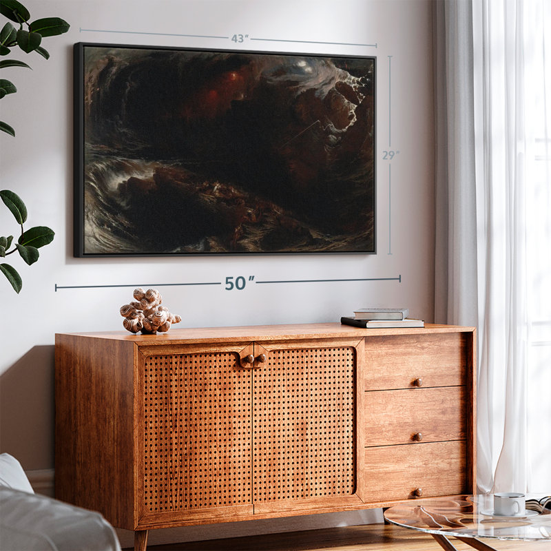 «The Deluge 1834 Wall Art», H 29 po x l 43 po