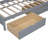Wooden Daybed With 2 Drawers, Daybed With Storage Shelf And USB Charging Ports-1951530550