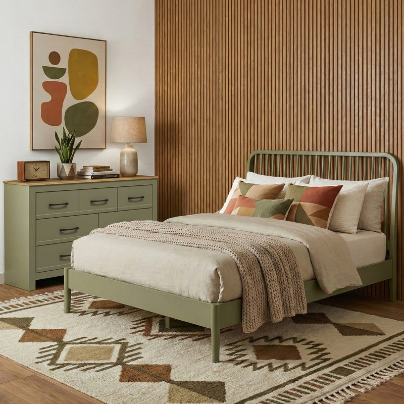 Kentwood Sleep Suite 2 Piece Bedroom Set, Kale Green