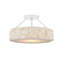 Turbinella 1 - Light LED Semi Flush Mount