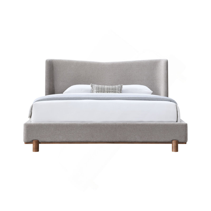 Melbourne Gray Chenille Bed, King