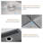 45'' L x 19'' W Undermount Workstation Stainless Steel Single Bowl Kitchen Sink with Sink Grid, Cutting Board, Roll-up Rack, Colander and Strainer