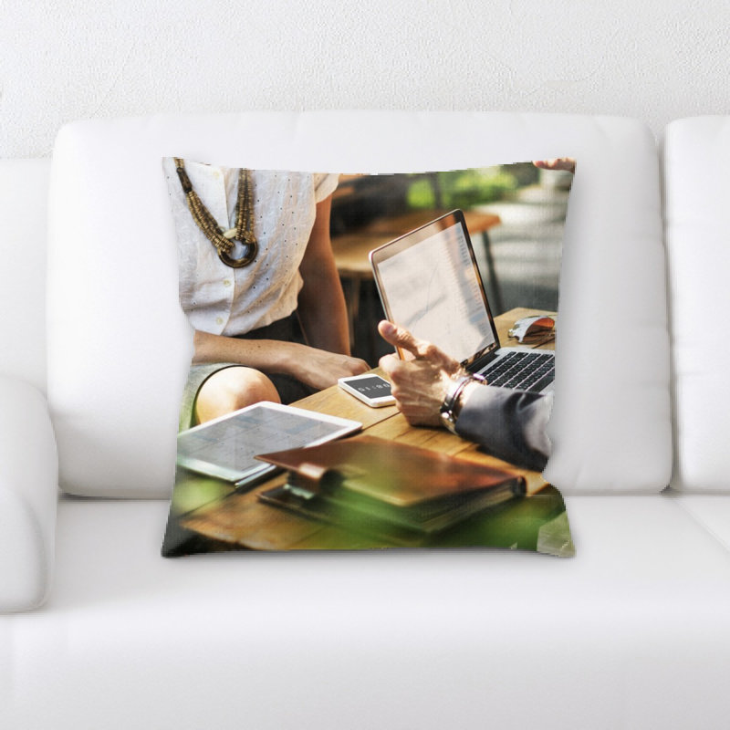 Coussin décoratif en tasse
