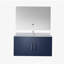 Lavabo de baignoire avec robinet et miroir à DEL-2045138737-2045138742