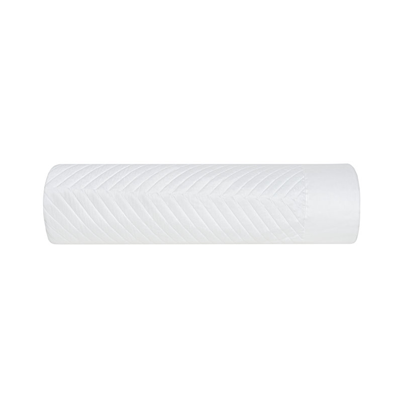 Eloise_Quilted Coverlet, White, Queen Quilt