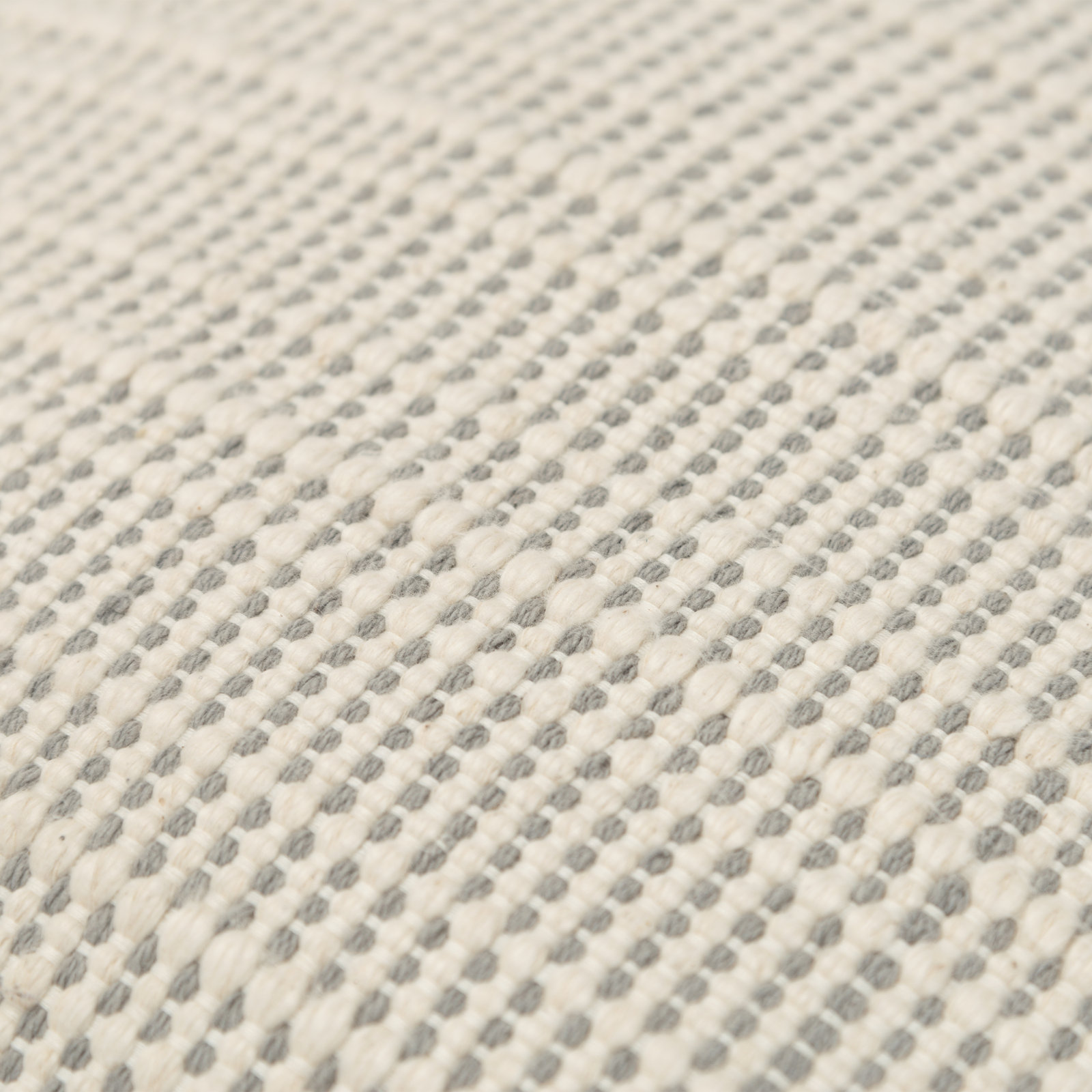 Migina Dots Cotton Throw Pillow, Gray