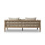 Amero Outdoor Sofa-86"-Washed Brown-Fsc