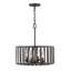 Reid Four-Light 12V Outdoor Caged Chandelier