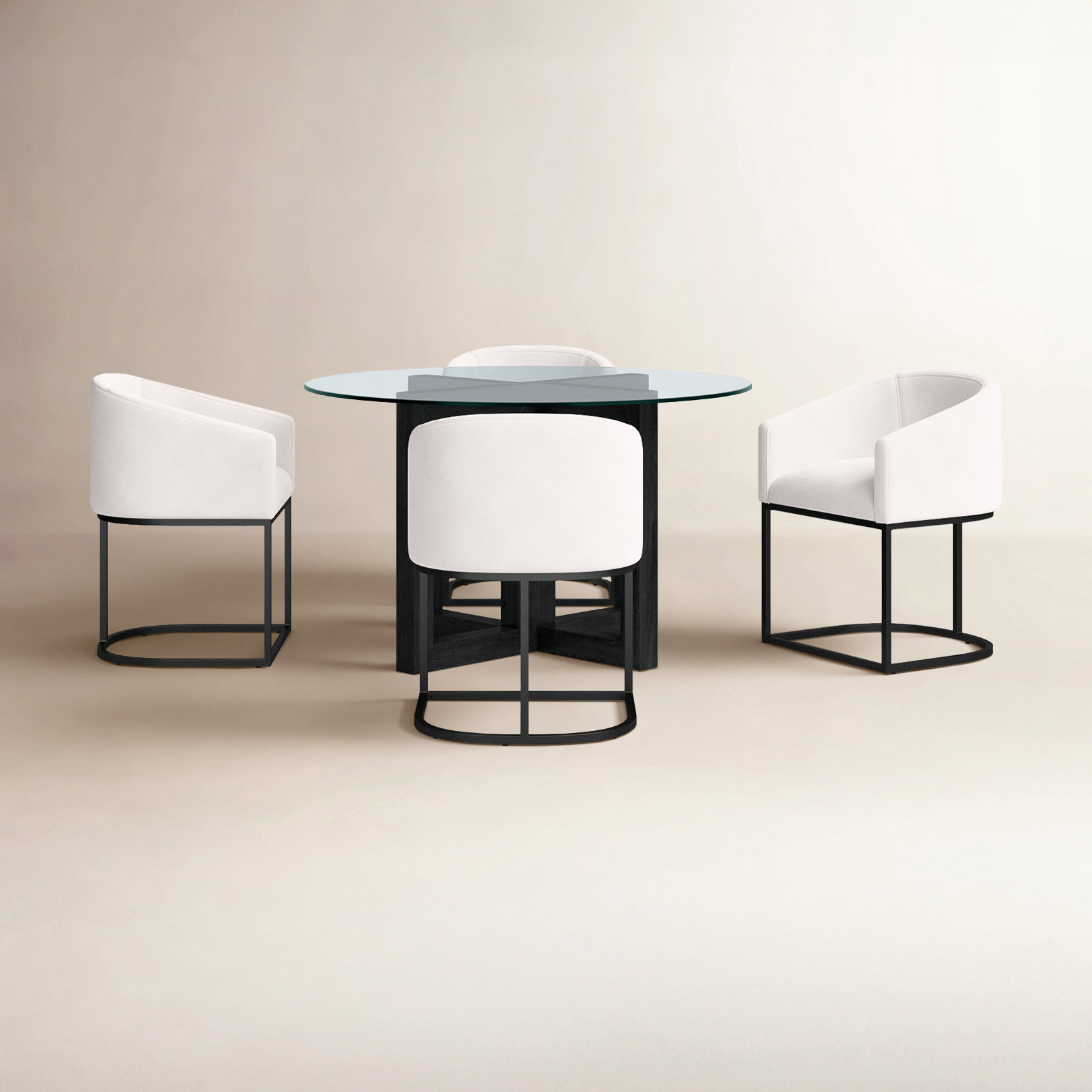 Blaze 5 - Piece Dining Set, White