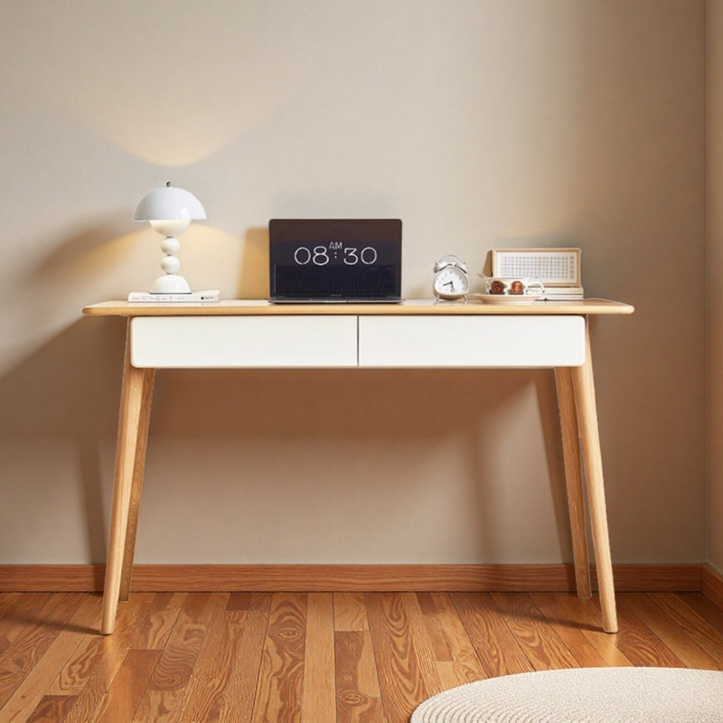 Bureau d'écriture Modern Simple, Marron clair, H 29,92 po x l 55,11 po x P 22,04 po