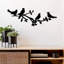 Oiseaux sur une branche d'arbre, art mural en métal - Silhouette d'oiseau naturel, décoration de ferme rustique - Sculpture en forme de branche d'arbre - Art industriel moderne en métal - Décoration intérieure / extérieure pour le jardin - Pièce d'art remarquable-1802878136-1802878137