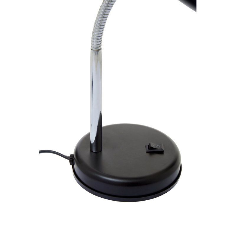 Metal Desk Lamp, 27 W, Black, 244 V