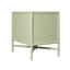 Ensemble de tête de lit double et de table de chevet Mar - vert céleri-388817519-388817520-388029897