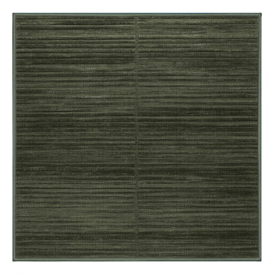 Tapis vert uni lavable à la machine