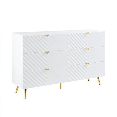 Heusain 55'' W 6 - Drawer Dresser
