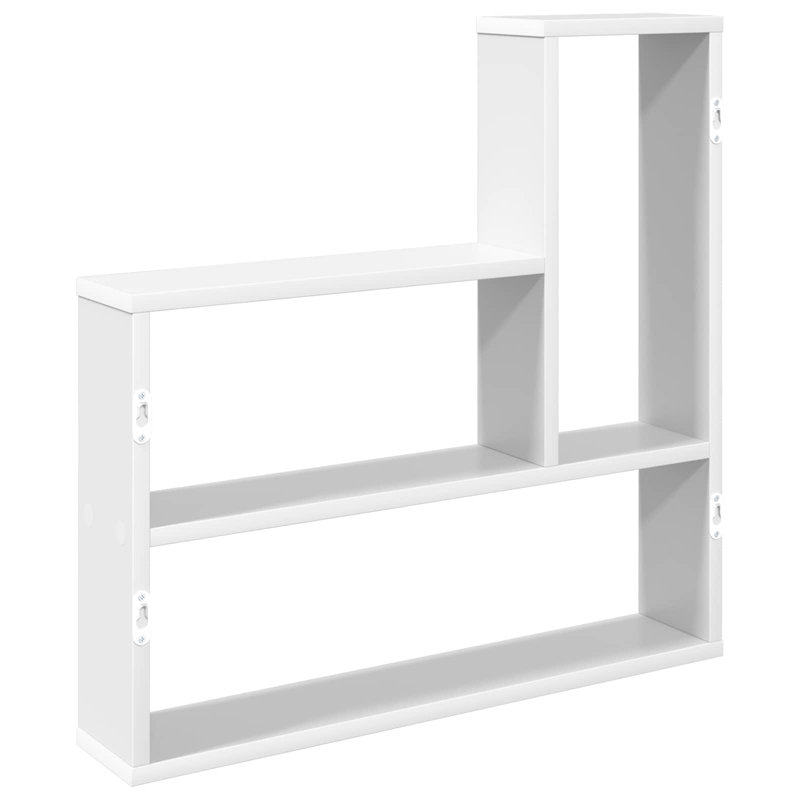  Wall Shelf with Shelf with Storage Engineered Wood Home Modern Display