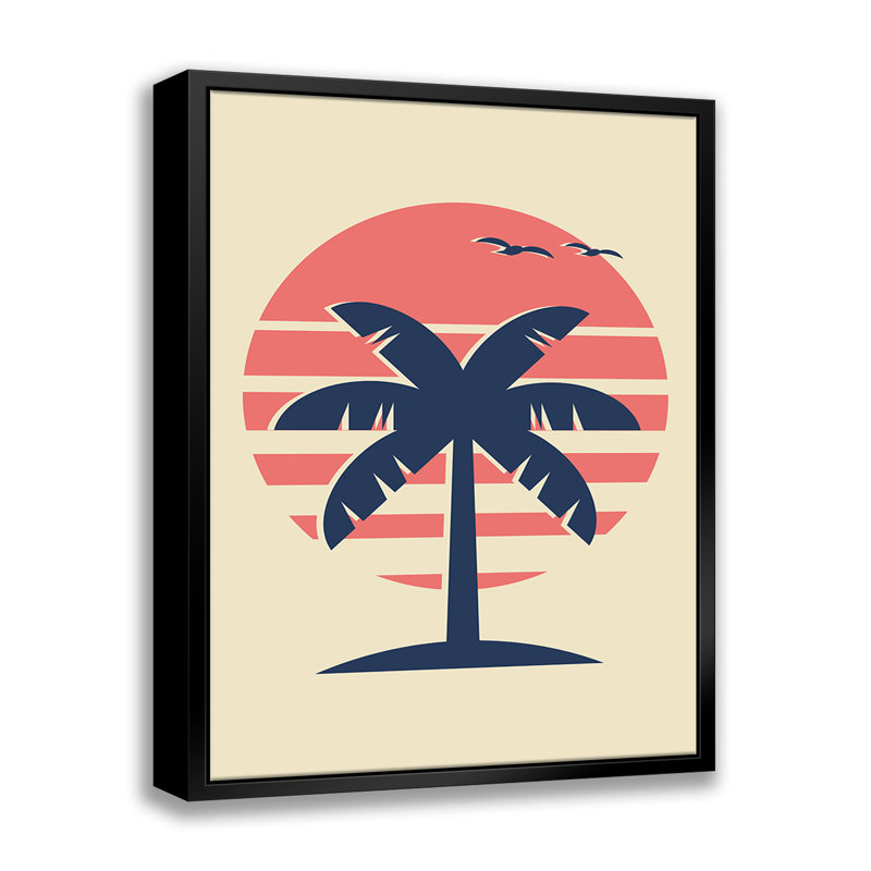 Palm Tree Vibes - On, L 11 po x H 14 po