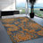 Akain Hand Tufted Wool Eco-Friendly Area Rugs - Floral Modern Design, High Pile Thick Handmade Anti Skid Area Rugs for Living Room, Bed Room-1281051038-1276317447