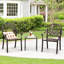 Amiko Stackable Outdoor Patio Dining Armchair