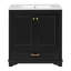 Meuble-lavabo 30 po avec lavabo en céramique-118232482