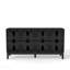 Armoire de rangement moderne, 5 po, 4 tablettes réglables, 4 portes, 60,5 po Buffet Mid-Century-437424429
