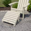 Chaise Adirondack en plastique avec repose-pieds Hinz-119034087