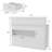 Rectangle Solid + Manufactured Wood Reception Desk with Filing Cabinet