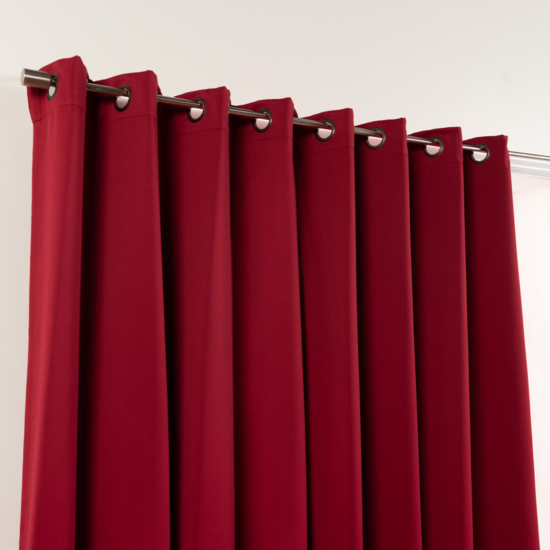 Colinton Curtain Single Panel, 100" W x 96" L, Cardinal Red