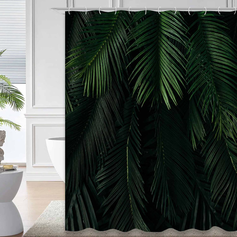 Rideau de douche à 12 feuilles Creative, 72" L x 72" W