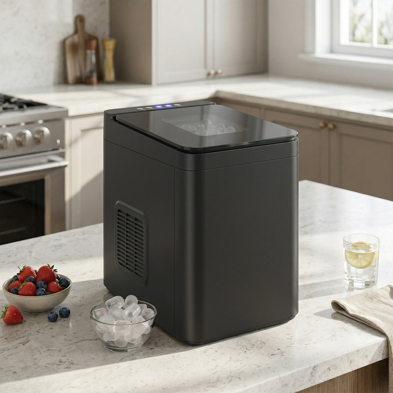 HOMCOM 12 Lb. Daily Production Bullet Ice Portable Ice Maker