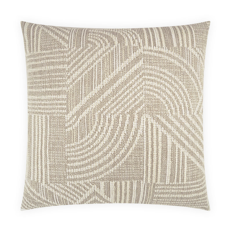 Zaria Square Pillow Cover & Insert, Ivory, Square 22"