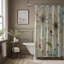 Rideau de douche standard 1 pièce Timeworn Blossoms-1505137576